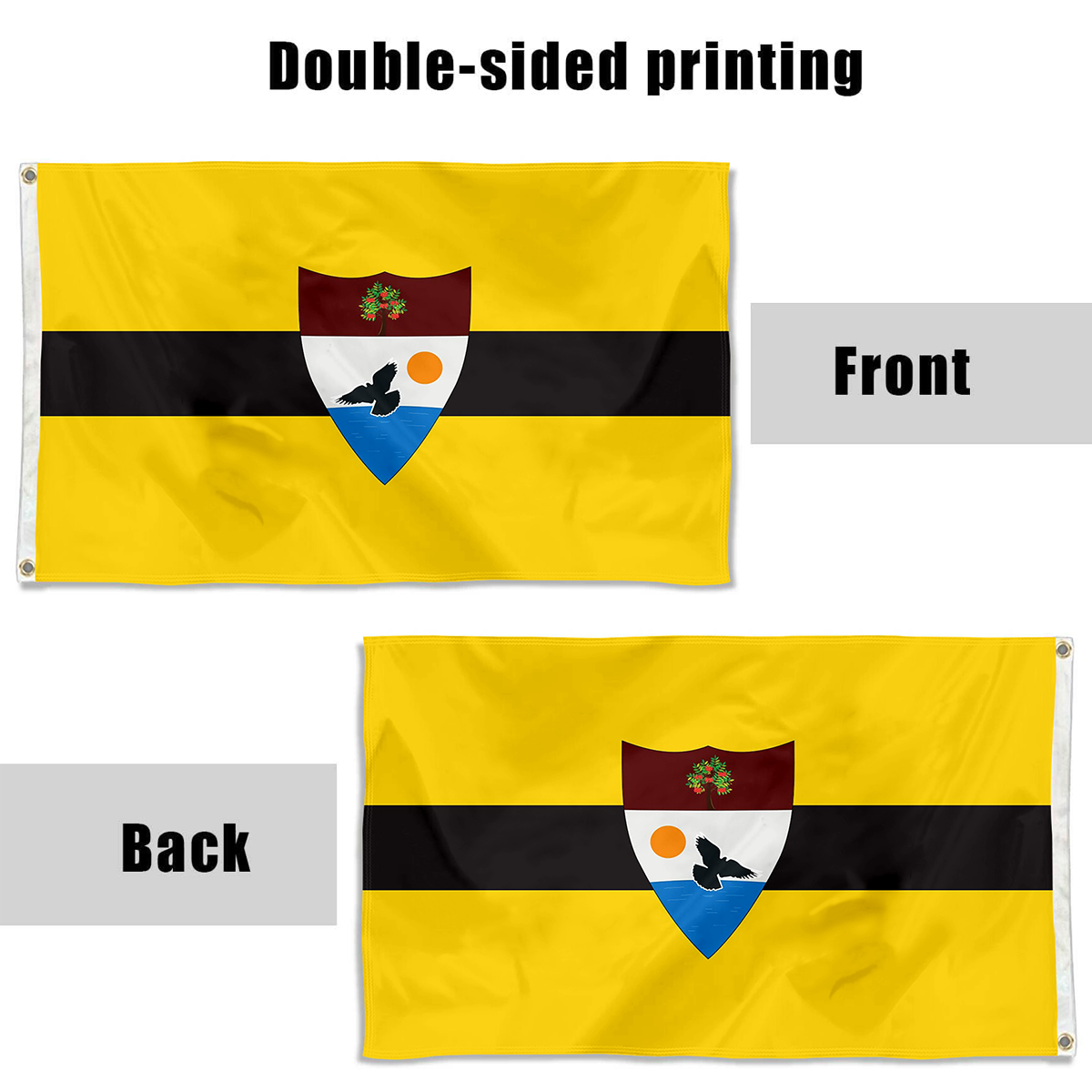 Fyon Micro Nation of The Free Republic of Liberland flag Indoor and outdoor banner