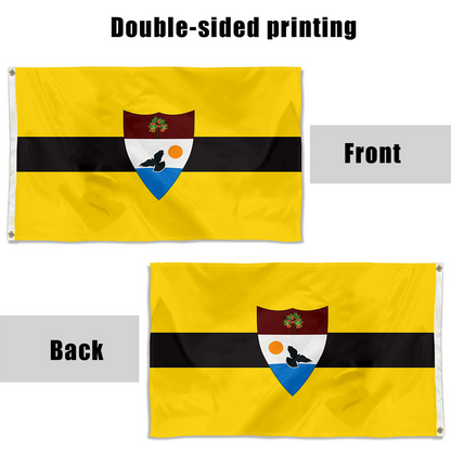 Fyon Micro Nation of The Free Republic of Liberland flag Indoor and outdoor banner