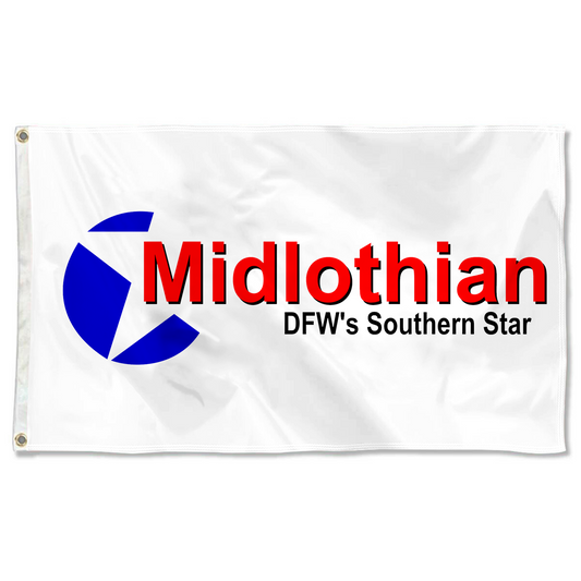 Fyon Midlothian, Texas flag  banner