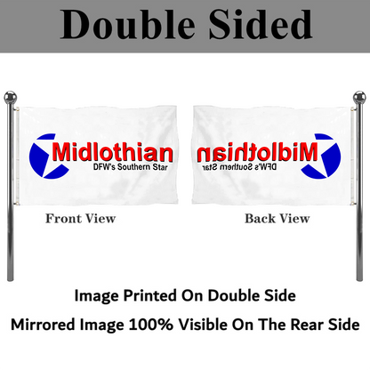 Fyon Midlothian, Texas flag  banner