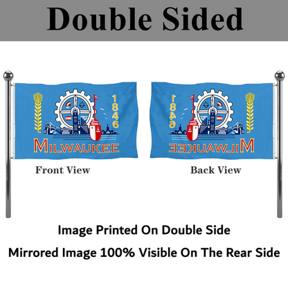 Fyon Milwaukee, Wisconsin flag  Banner