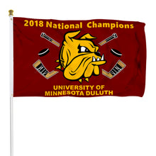 Fyon Minnesota Duluth Bulldogs 2018 Hockey National Champions Flag Banner