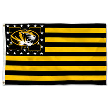 Fyon Missouri Tigers Stars and Stripes Flag Banner