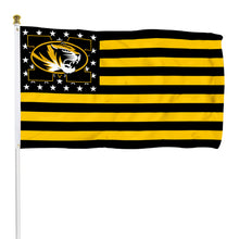 Fyon Missouri Tigers Stars and Stripes Flag Banner