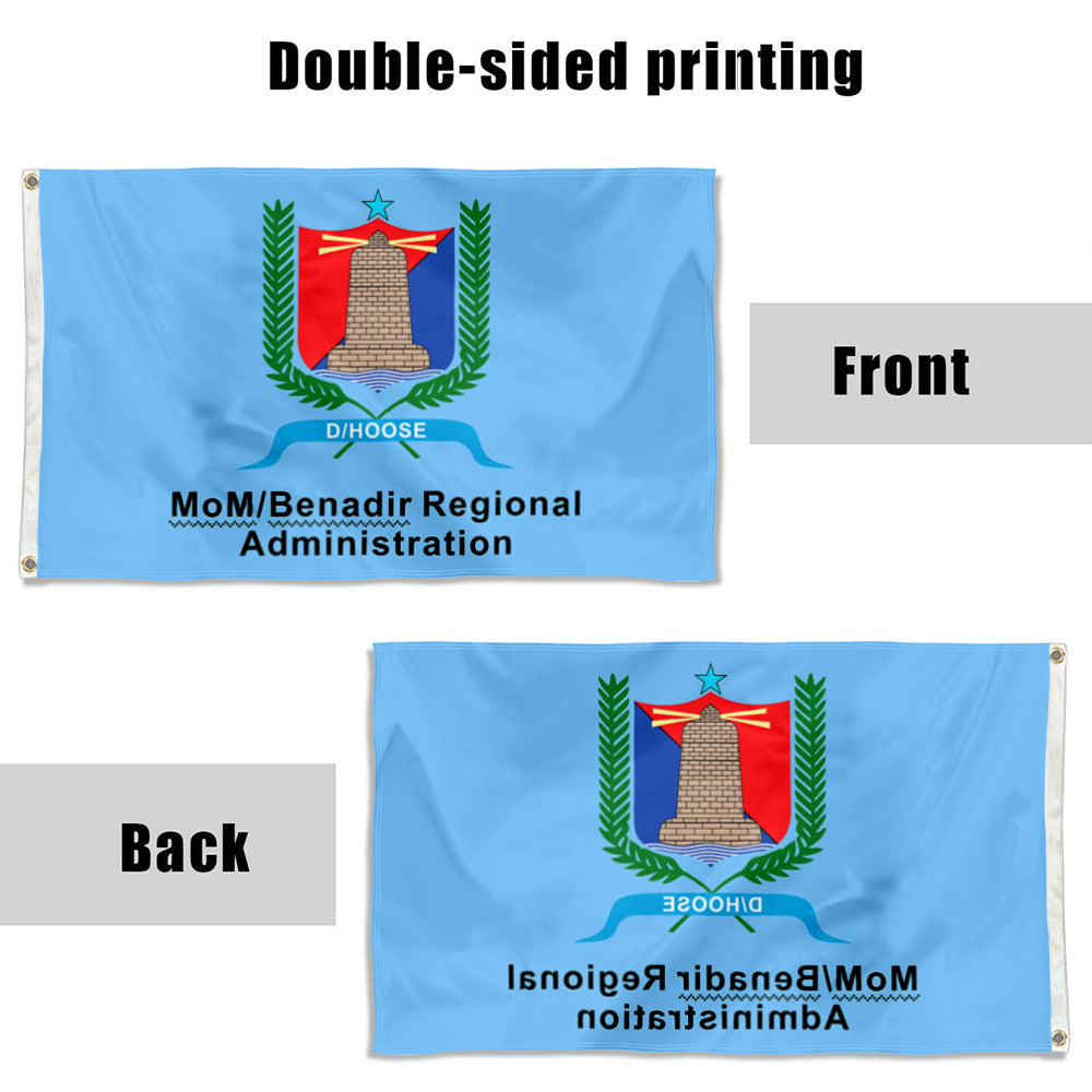 Fyon Mogadishu City, Somalia Flag Banner