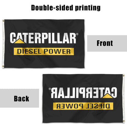 Fyon Montree Shop Caterpillar Flag Cat Diesel Power Advertising Earth Mover Equipment New Indoor and outdoor banner