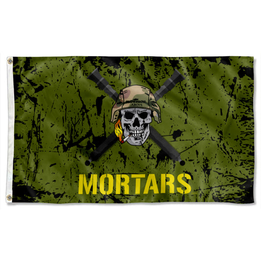 Fyon Mortars Skull Flag  Indoor and outdoor banner