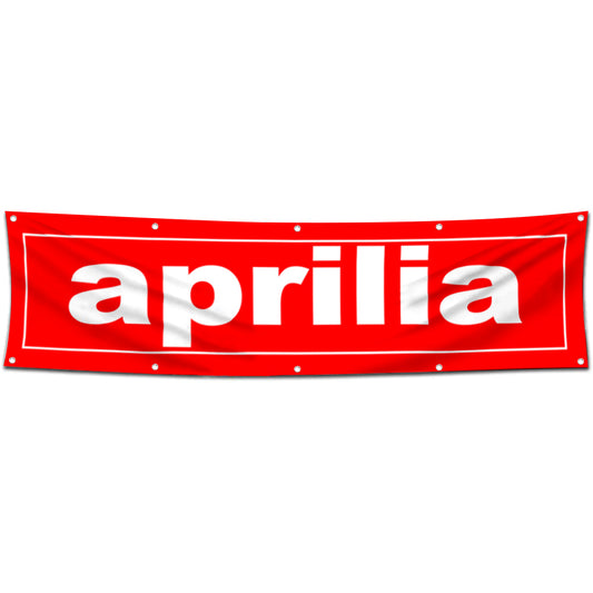 Fyon Motorcycles Garage Shop Decor Banner Works for Aprilia Flag 2x8 Feet