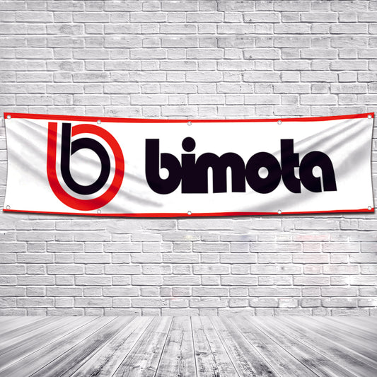 Fyon Motorcycles Garage Shop Decor Banner Works for Bimota Flag 2x8 Feet
