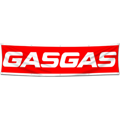 Fyon Motorcycles Garage Shop Decor Banner Works for Gasgas Flag 2x8 Feet