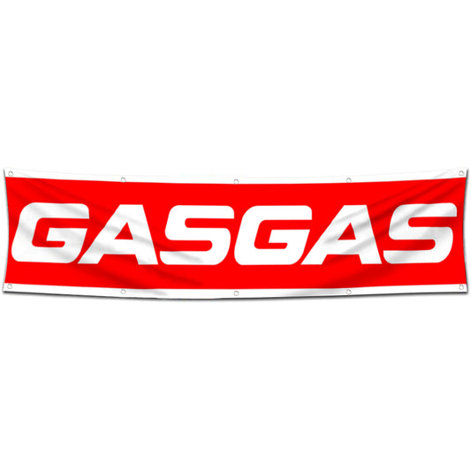 Fyon Motorcycles Garage Shop Decor Banner Works for Gasgas Flag 2x8 Feet