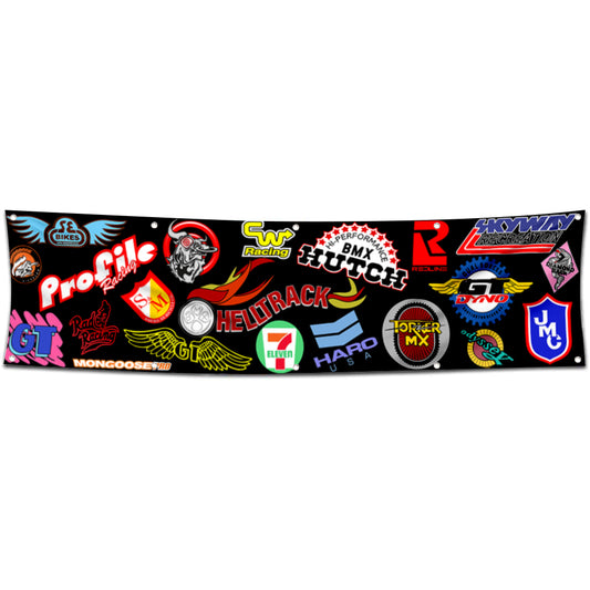 Fyon Motorcycles Garage Shop Decor Banner Works for Hutch Haro Flag 2x8 Feet