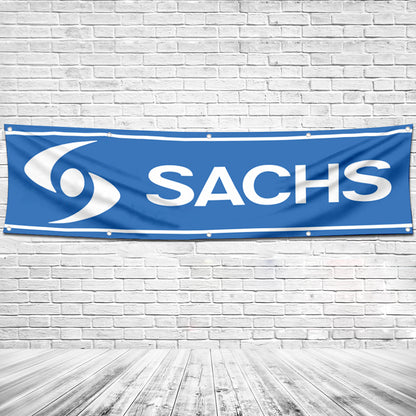 Fyon Motorcycles Garage Shop Decor Banner Works for Sachs Flag 2x8 Feet