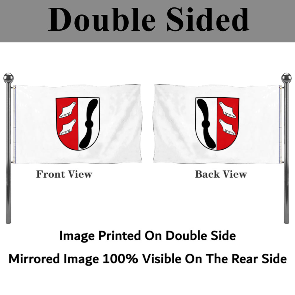Fyon Municipality of Wenzendorf Flag banner