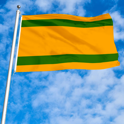 Fyon Naranjito, Puerto Rico flag banner