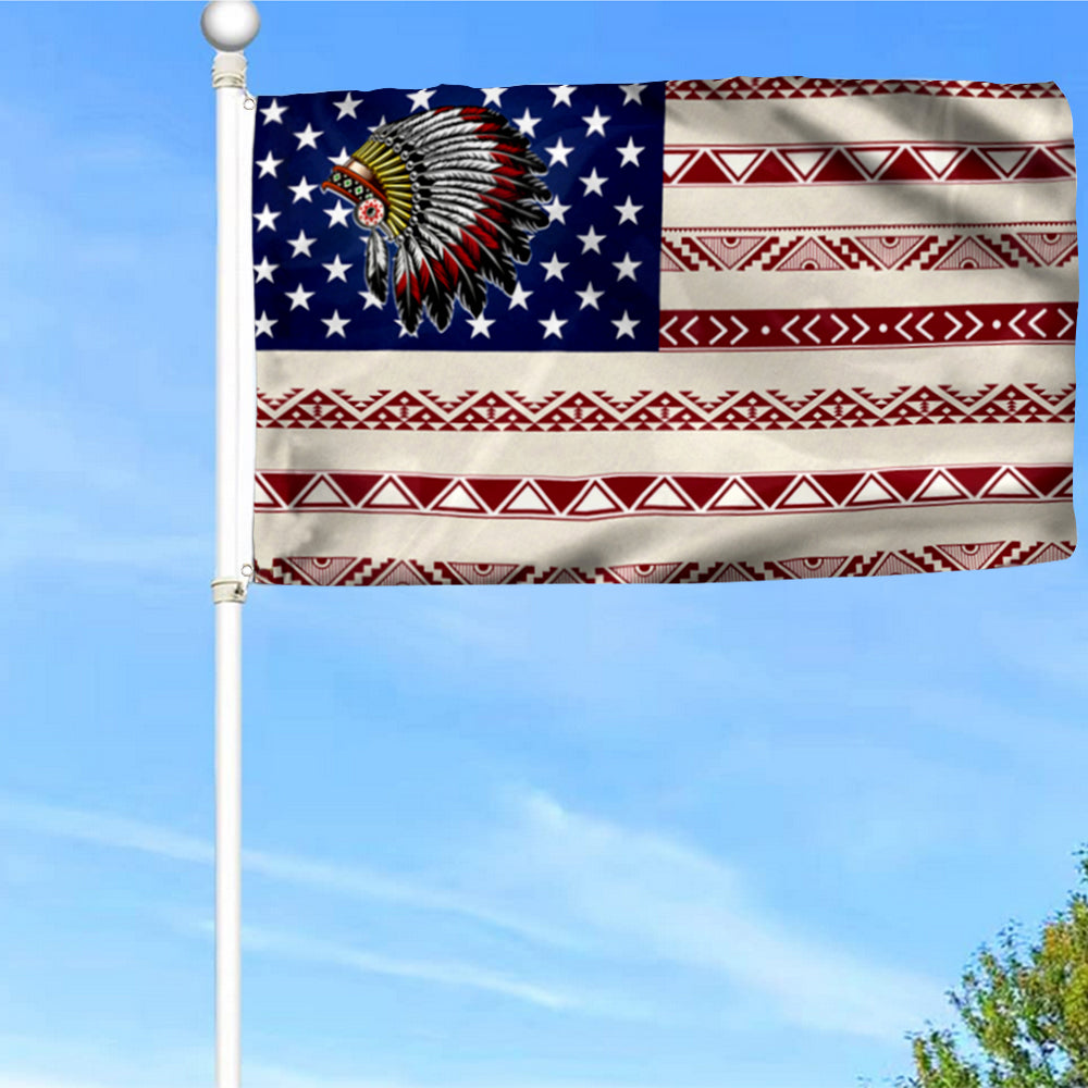 Fyon Native American Flag 41818 Indoor and outdoor banner