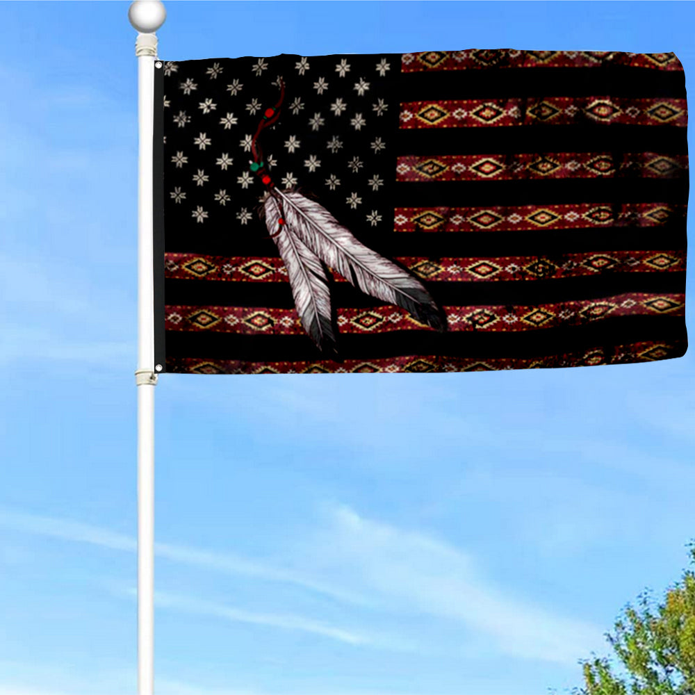 Fyon Native American Pride Flag Banner 41822 Indoor and outdoor banner