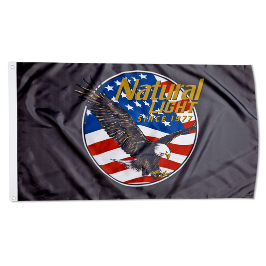 Fyon Natural Light American Eagle Rowdy Gentleman Flag Indoor and outdoor banner 32903