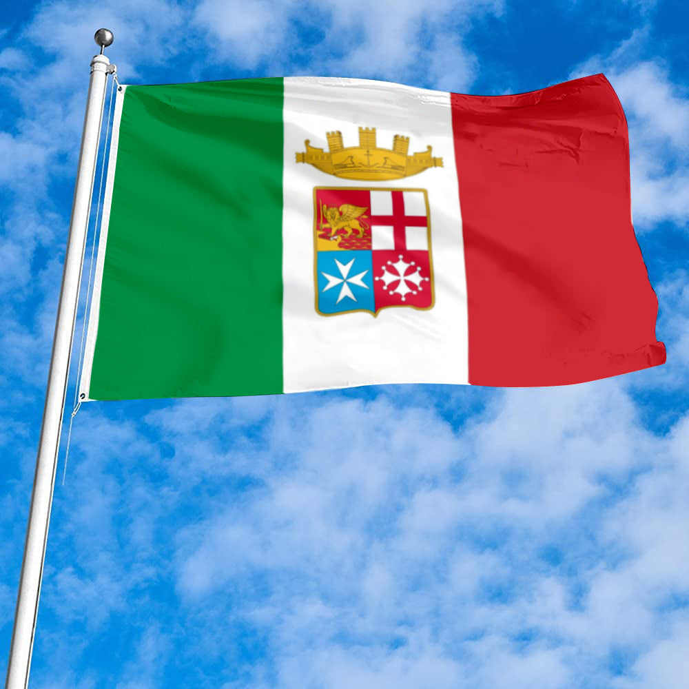Fyon Naval Ensign of Italy Flag Banner