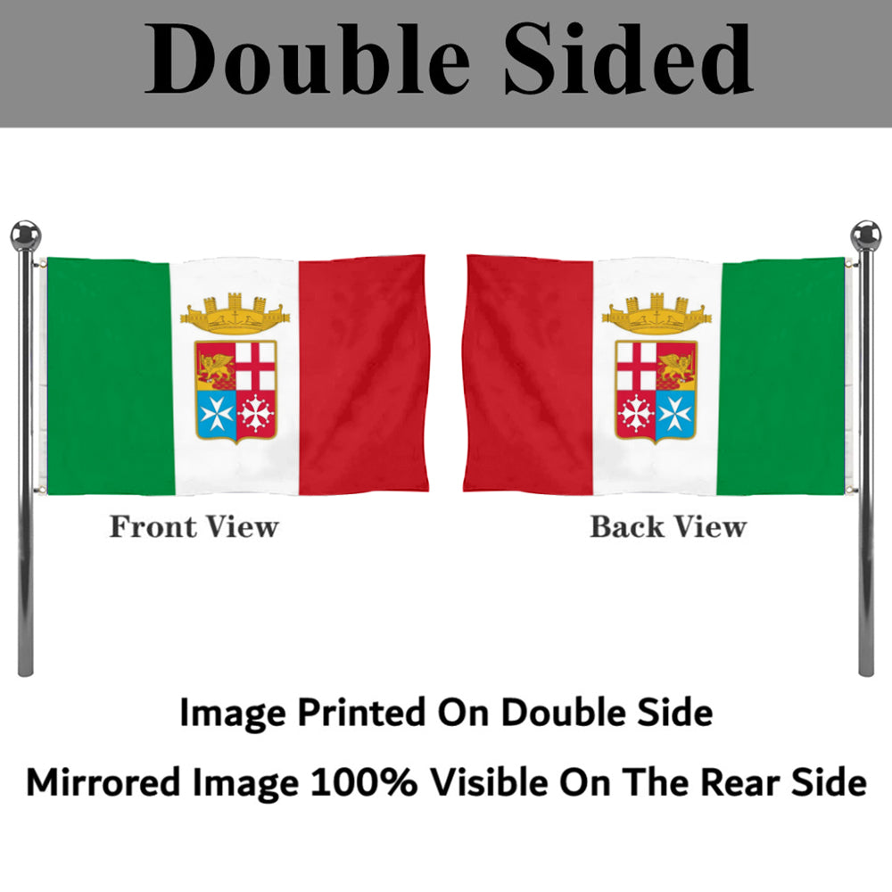 Fyon Naval Ensign of Italy Flag Banner