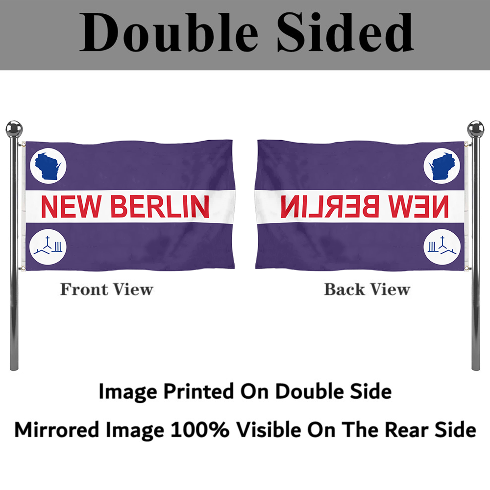Fyon New Berlin, Wisconsin flag banner