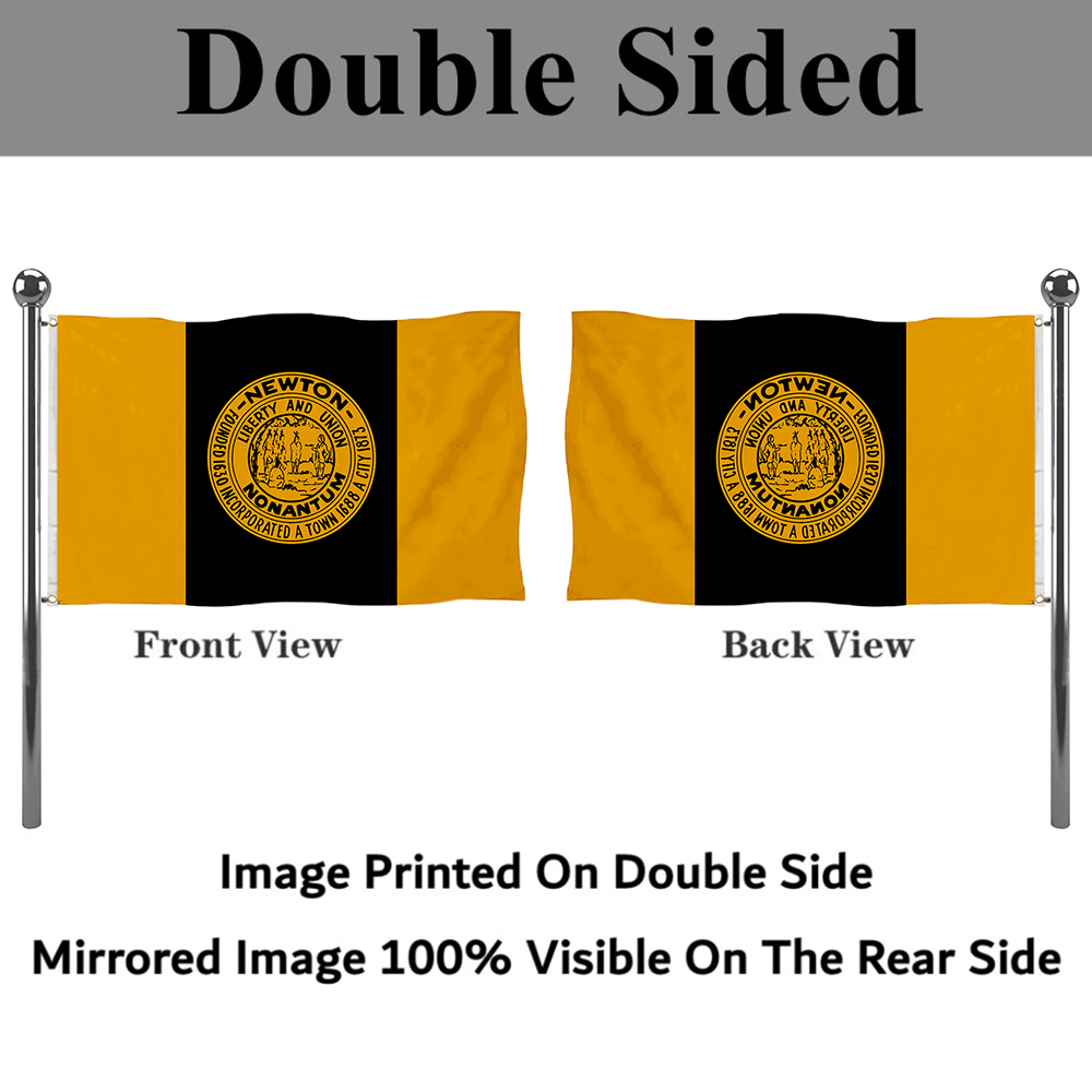 Fyon Newton, Massachusetts flag Banner