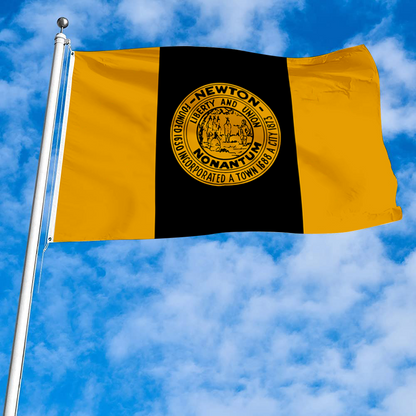 Fyon Newton, Massachusetts flag Banner