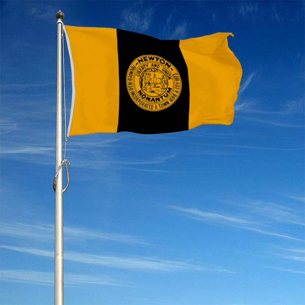 Fyon Newton, Massachusetts flag Banner