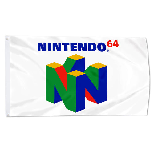 Fyon Nintendo 64 Game Console Flag Banner