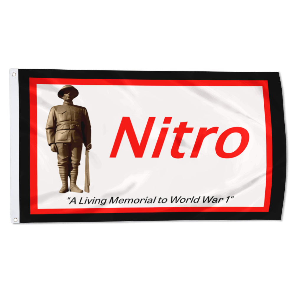 Fyon Nitro, West Virginia Flag Indoor and Outdoor Banner