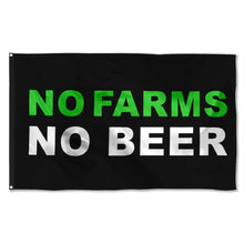 Fyon No Farms No Beer Flag  Indoor and Outdoor Banner