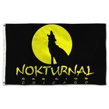 Fyon Nokturnal Chicago Flag  Indoor and outdoor banner