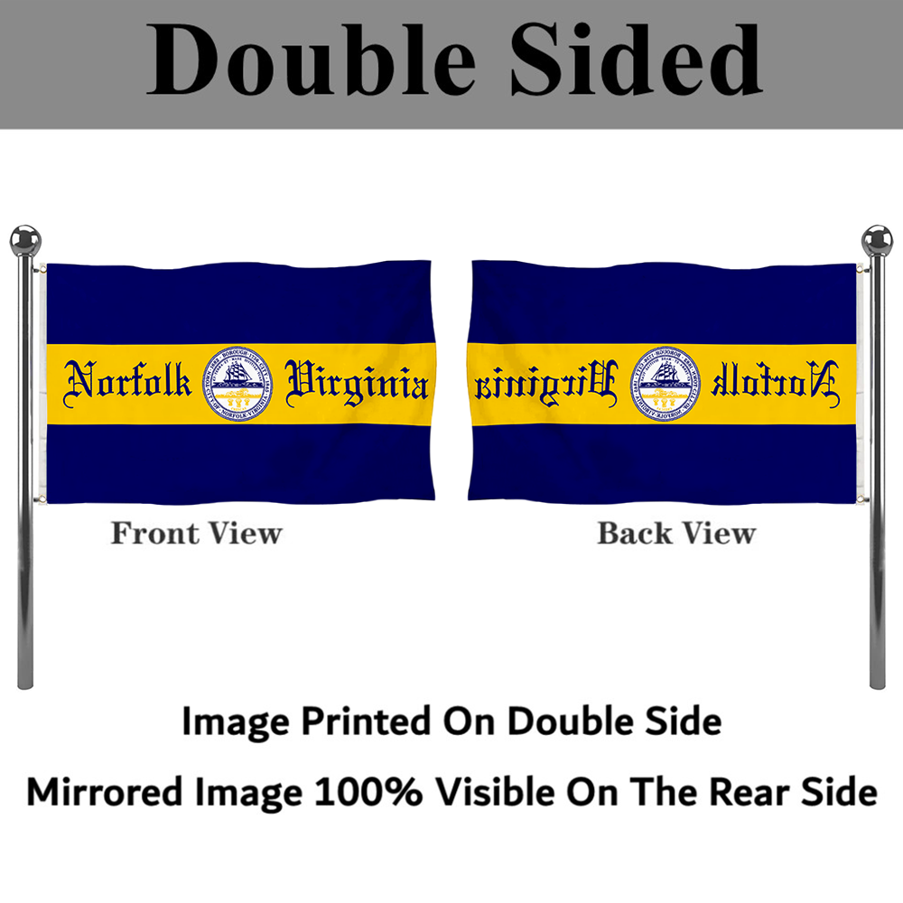 Fyon Norfolk, Virginia flag Banner