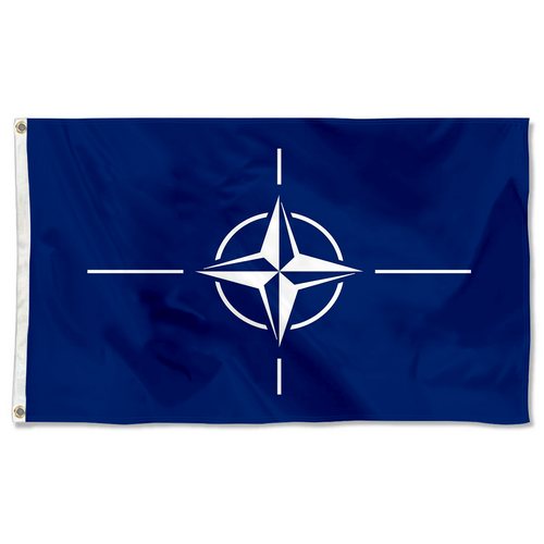 Fyon North Atlantic Treaty Organization NATO Flag Banner 16x24inch