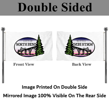 Fyon North Bend, Oregon flag Banner