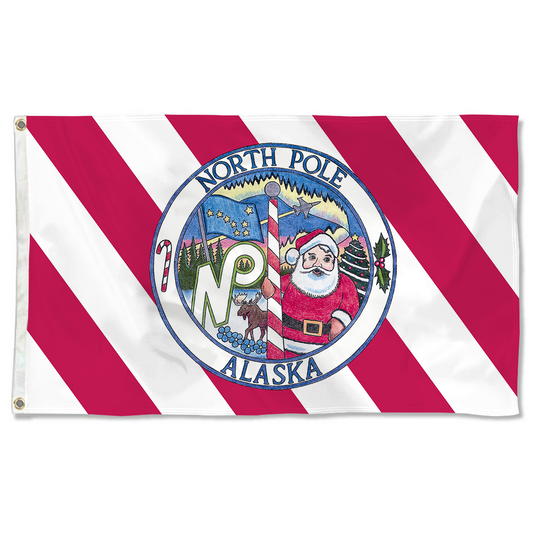 Fyon North Pole, Alaska Flag  Banner