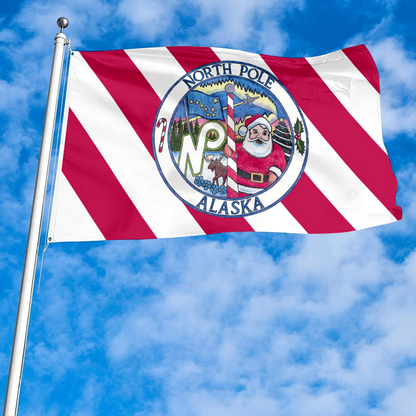 Fyon North Pole, Alaska Flag  Banner