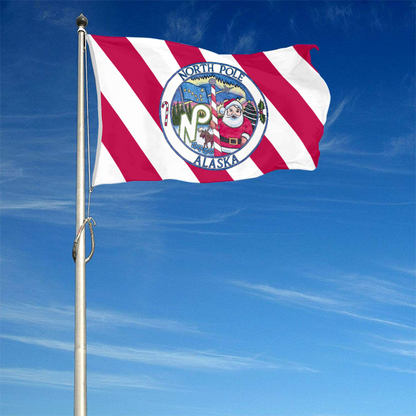 Fyon North Pole, Alaska Flag  Banner