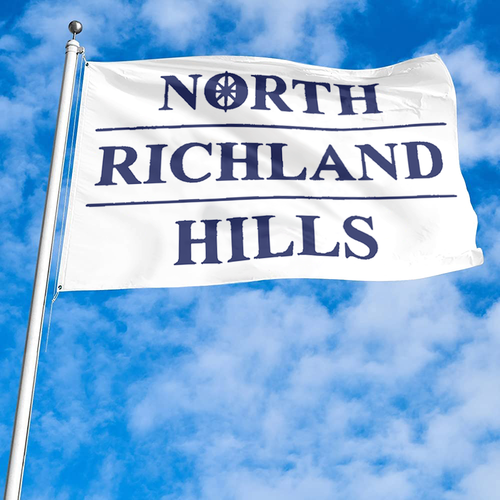 Fyon North Richland Hills, Texas flag banner