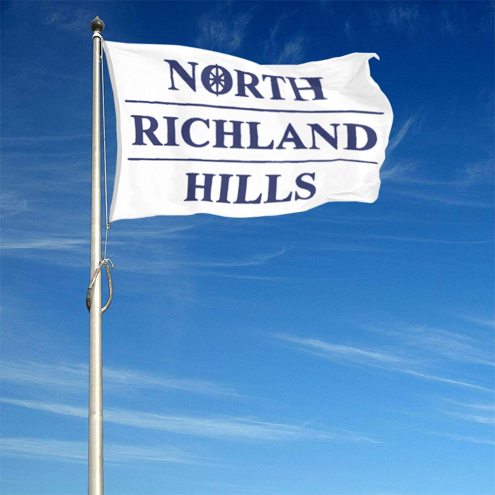 Fyon North Richland Hills, Texas flag banner