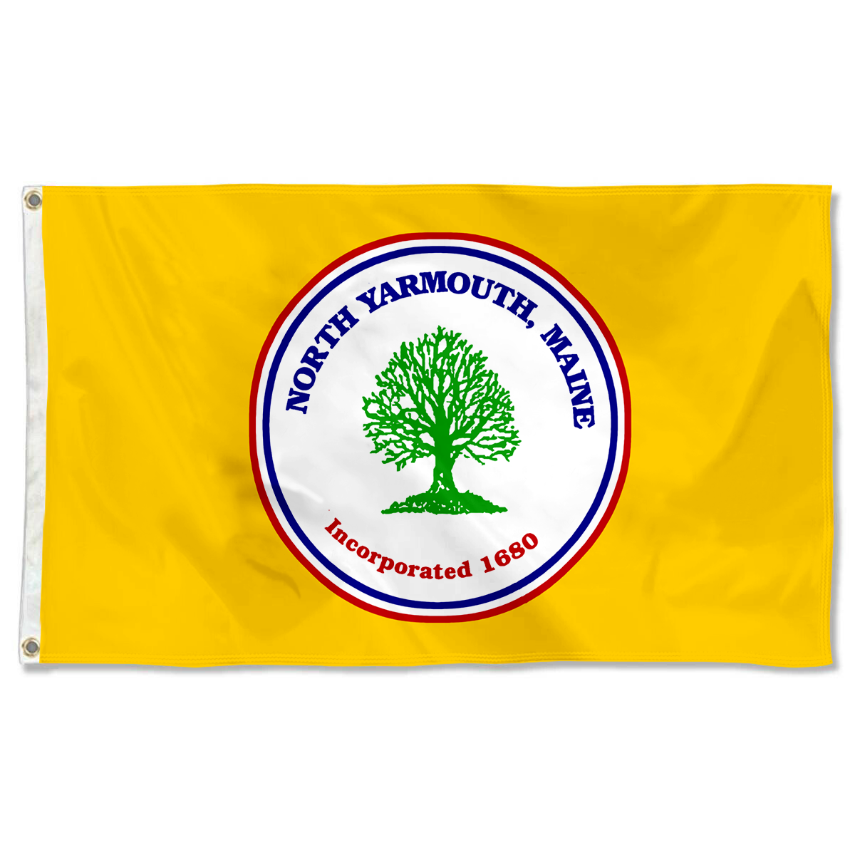 Fyon North Yarmouth, Maine flag Banner