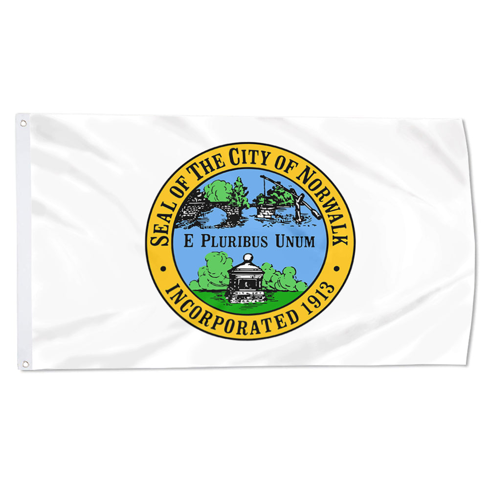 Fyon Norwalk, Connecticut Flag Indoor and Outdoor Banner