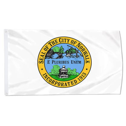 Fyon Norwalk, Connecticut Flag Indoor and Outdoor Banner
