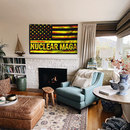 Fyon Nuclear MAGA Flag Banner