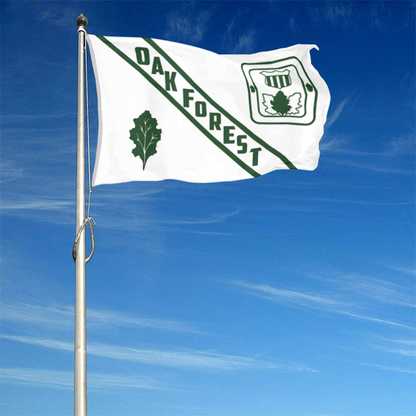 Fyon Oak Forest, Illinois flag  Banner