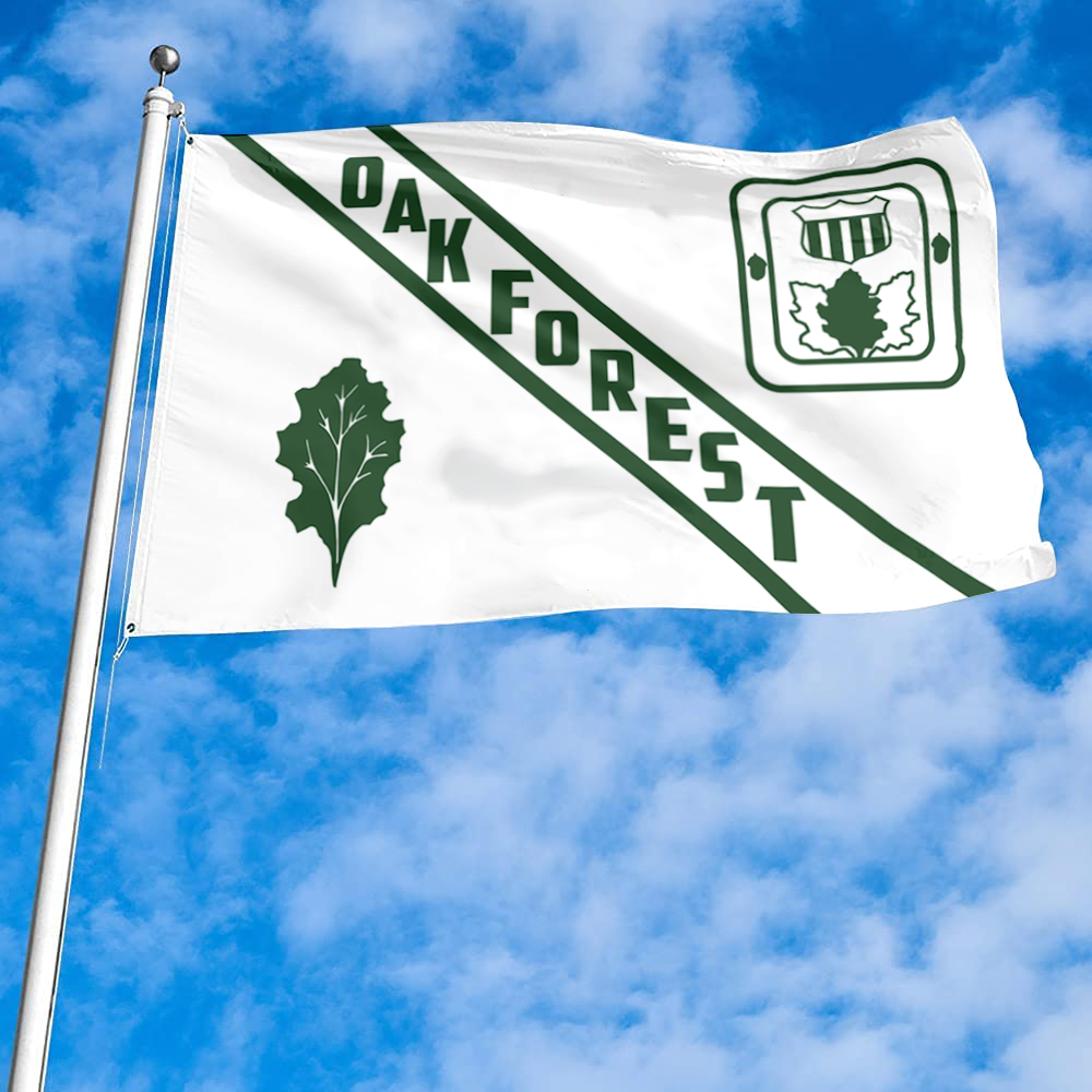 Fyon Oak Forest, Illinois flag  Banner