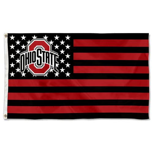 Fyon Ohio State Buckeyes stars &stripes Flag Banner