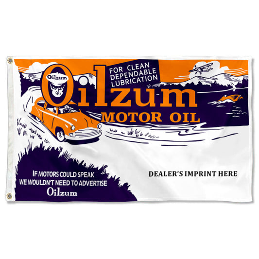 Fyon Oilzum Motor Oil Flag Ad Gasoline Flag Banner