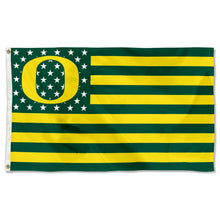 Fyon Oregon Ducks Stars and Stripes Flag Banner