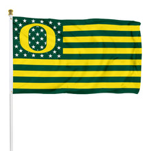 Fyon Oregon Ducks Stars and Stripes Flag Banner